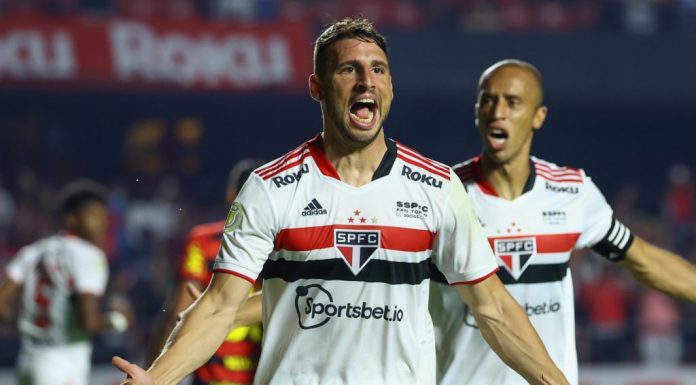 Com gol de Calleri, São Paulo vence o Sport por 2 a 0 no Morumbi