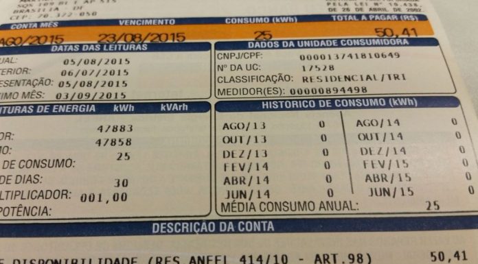 Famílias de baixa renda não terão cobrança adicional na conta de luz em dezembro