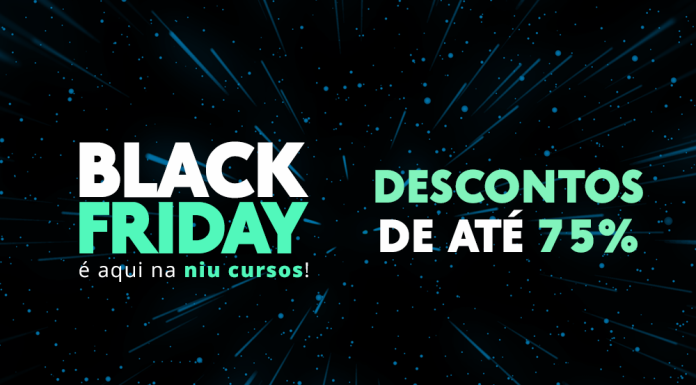 Niu Cursos oferece até 75% de desconto nesta Black Friday