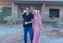 Teto da casa de Leonardo desaba por causa da chuva; veja como ficou