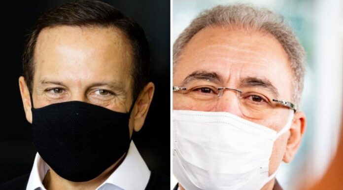 Doria e Queiroga batem boca no Twitter por vacinação de crianças de 5 a 11 anos