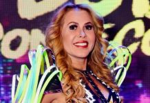 Joelma se desequilibra e cai com dançarino durante show no Pará; veja vídeo