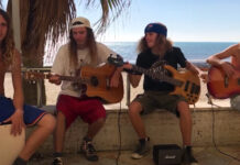 Praia, Sol e Pop Punk: grupo faz cover incrível de blink-182 em cenário invejável