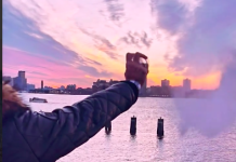 Thales Bretas joga cinzas de Paulo Gustavo em Nova York; veja o vídeo