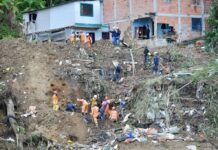 Deslizamento de terra deixa ao menos 14 mortos e 35 feridos na Colômbia