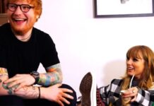 Ed Sheeran divulga prévia de novo remix com Taylor Swift