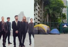 Fãs do Maroon 5 acampam em portão do Allianz Parque, em São Paulo, para show em abril – Entretenimento